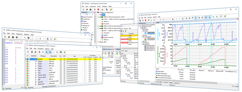 CAN analyser tool